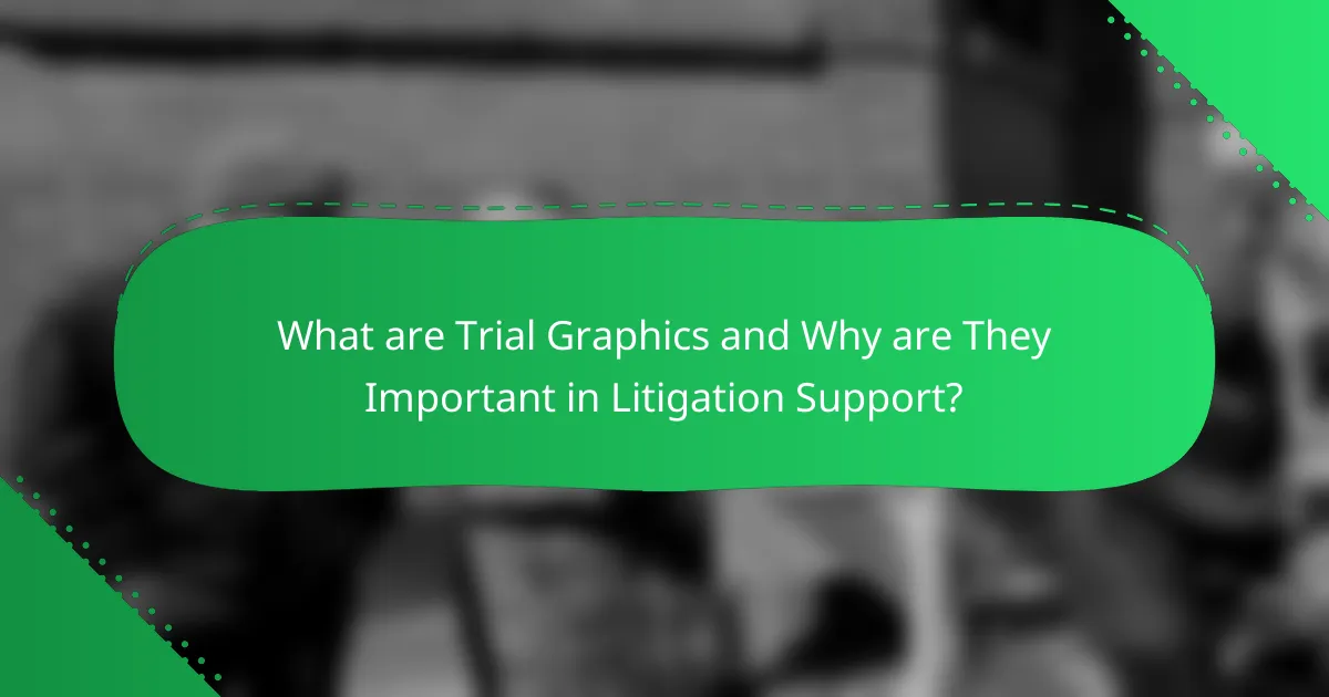 What are Trial Graphics and Why are They Important in Litigation Support?